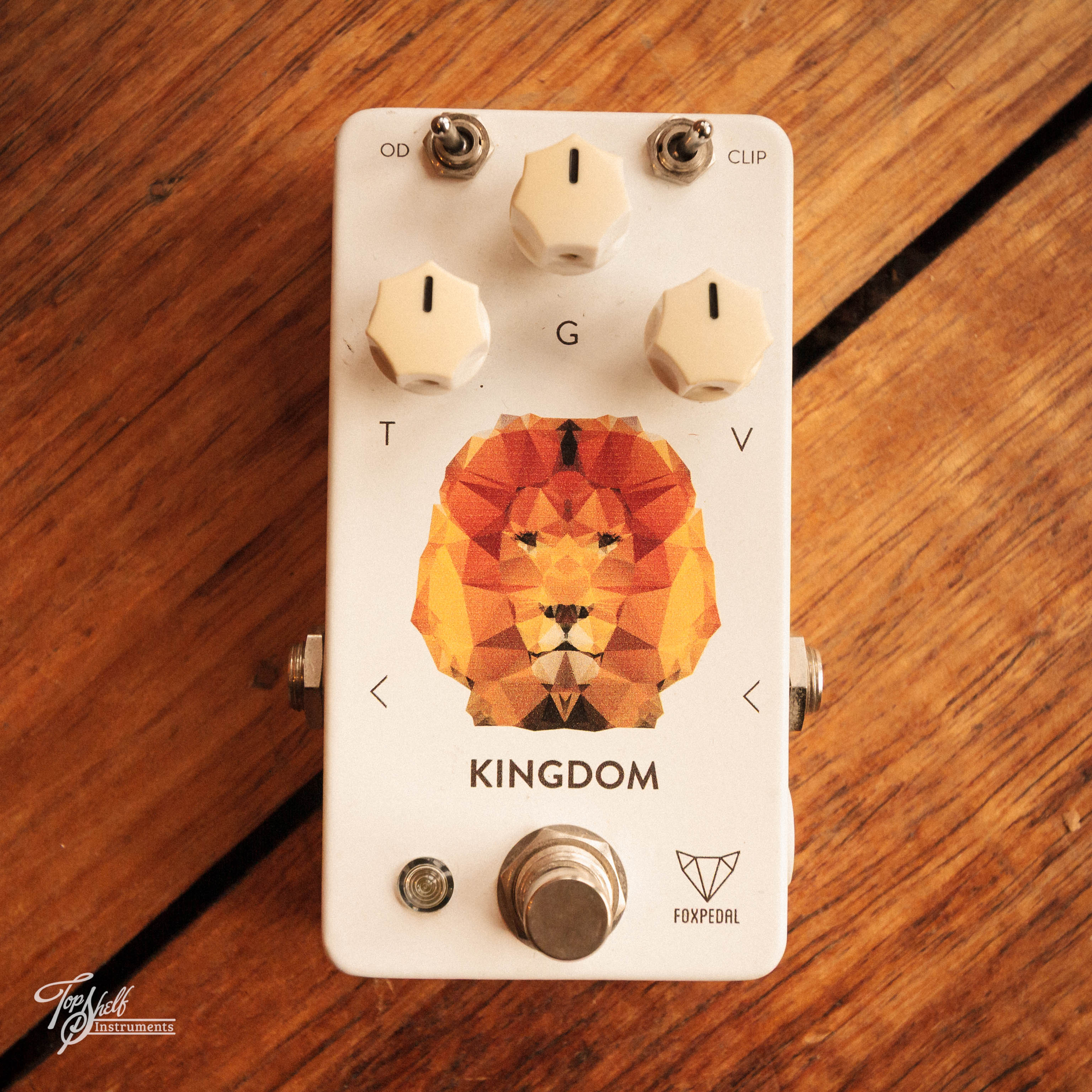 Foxpedal Kingdom V2 Transparent Overdrive Pedal – Topshelf Instruments
