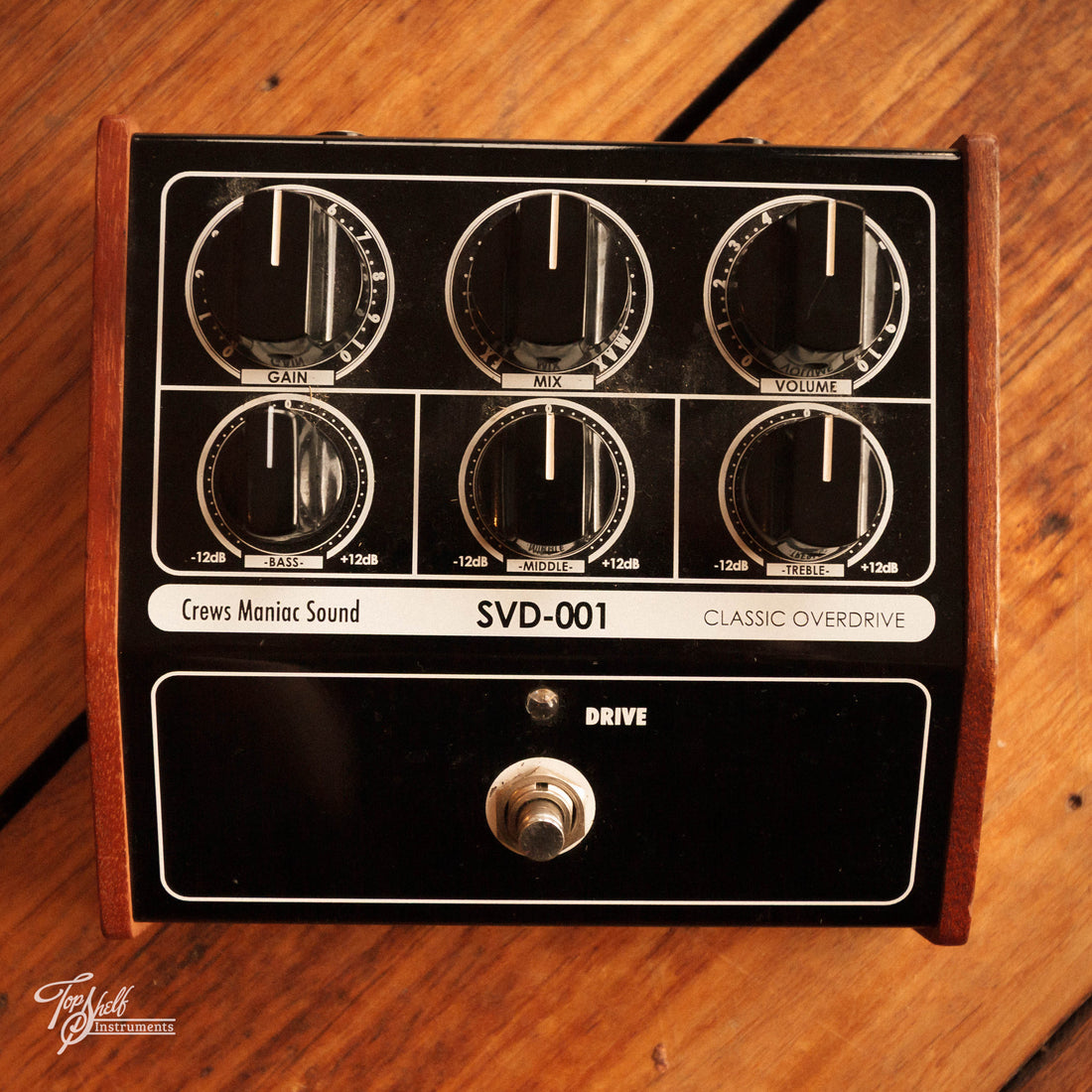 Crews Maniac Sound SVD-001 Classic Bass Overdrive Pedal