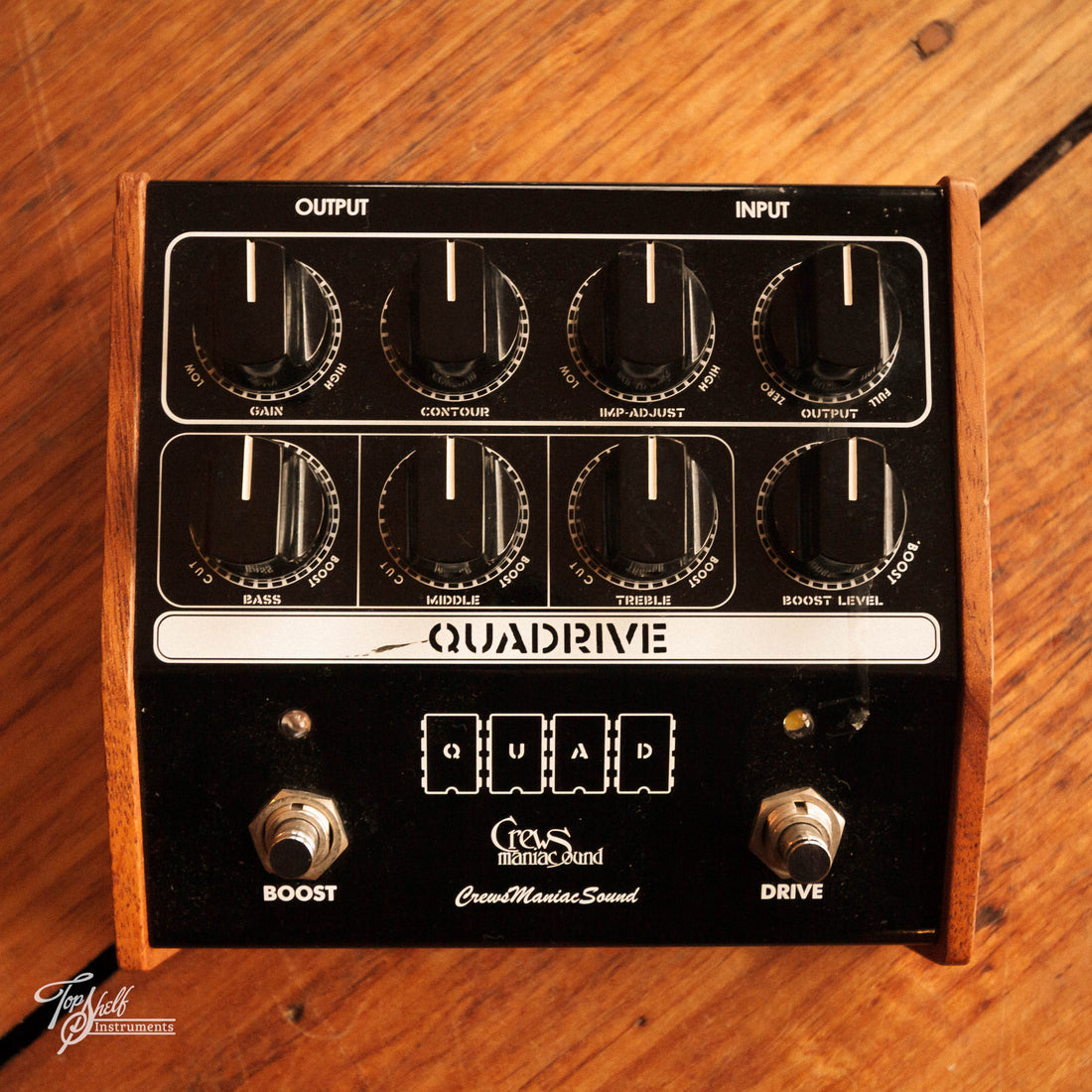 Crews Maniac Sound Quadrive Overdrive Pedal