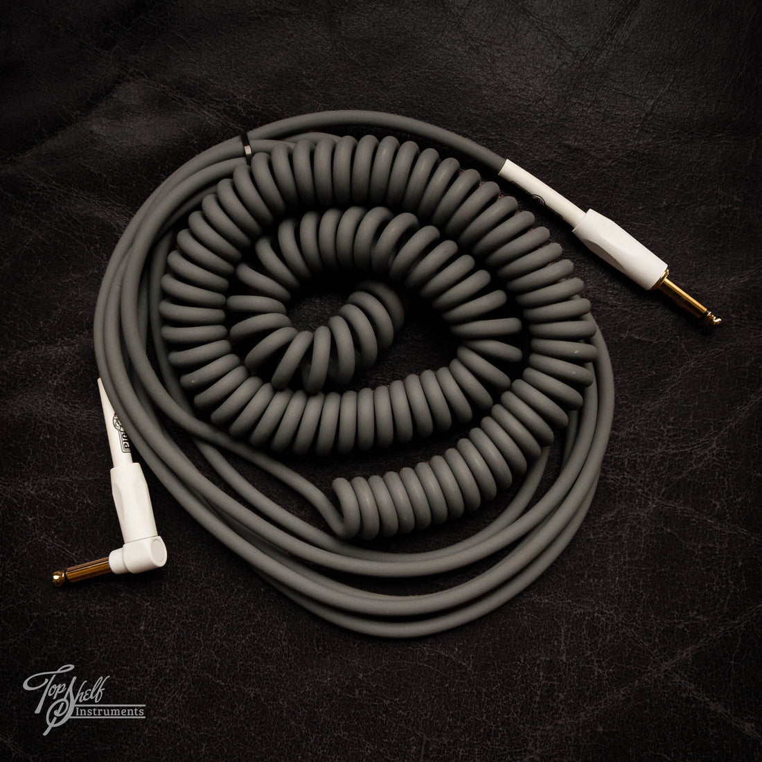 Pig Hog Half Coil 30ft Instrument Cable - Grey