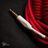 Pig Hog Half Coil 30ft Instrument Cable - Candy Apple Red