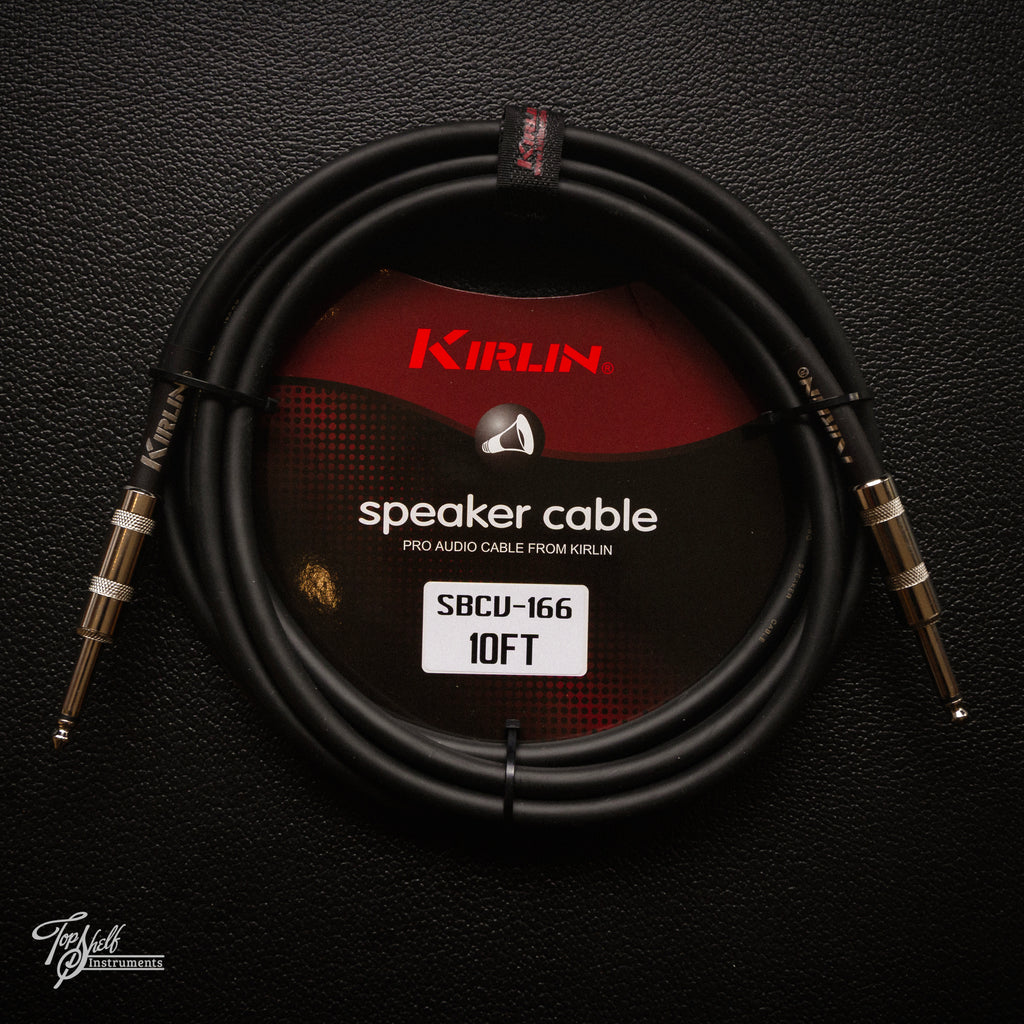Kirlin 10FT/3M Speaker Cable ST/ST - Plain Black