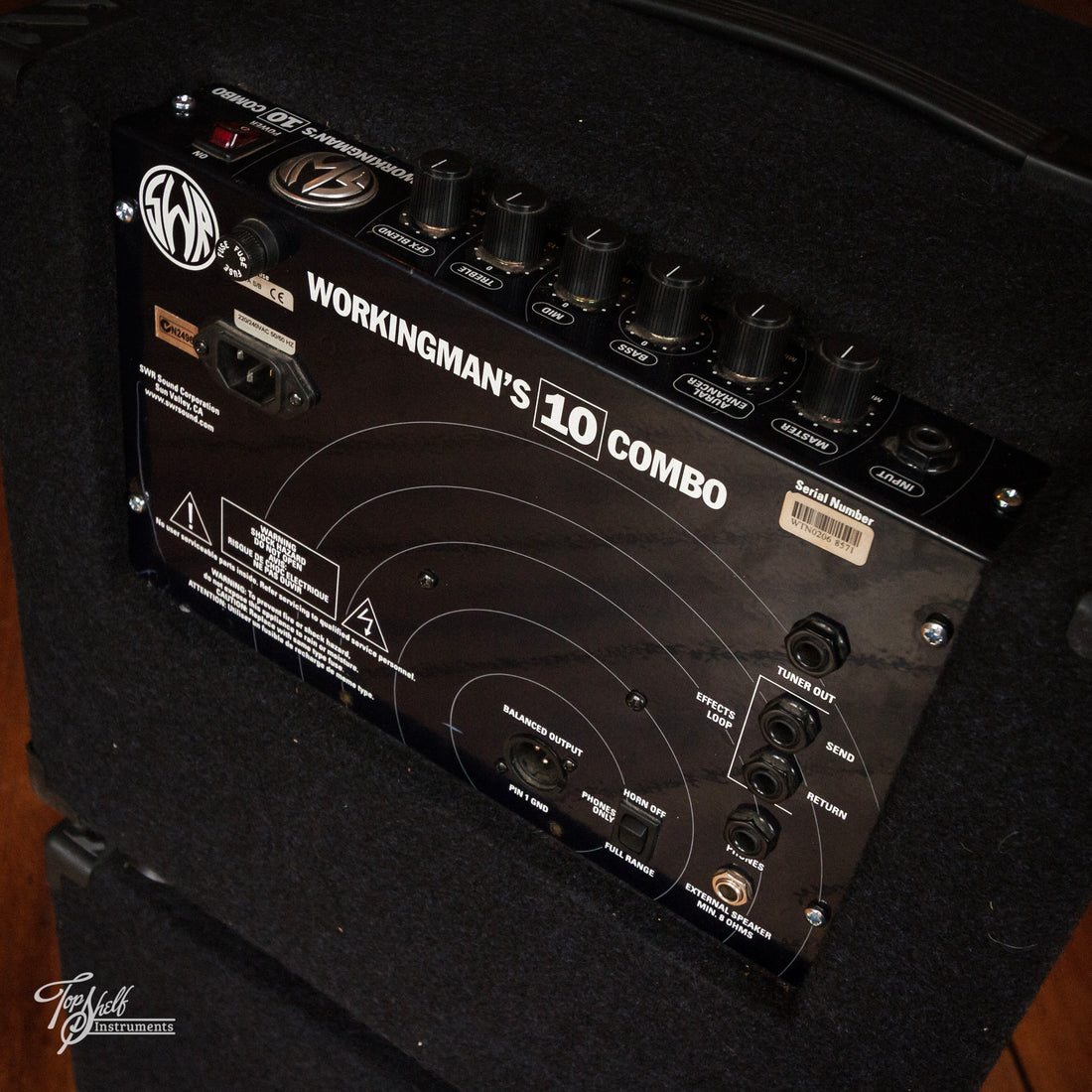 Swr Working Man SWR Workingman's 10 Bass Amp Combo and 1X10T Cab 2004 – Topshelf ...