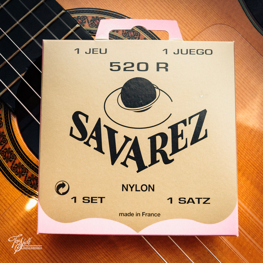 Savarez 520 R 28-42 High Tension Rectified Nylon Tie On Classical Acoustic Guitar Strings