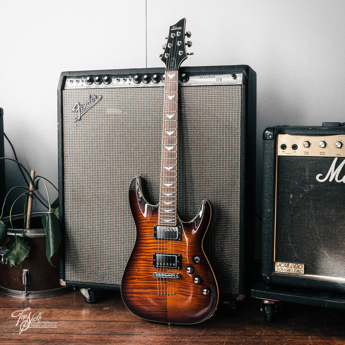 Schecter C-1+ Diamond Series Vintage Sunburst 2005