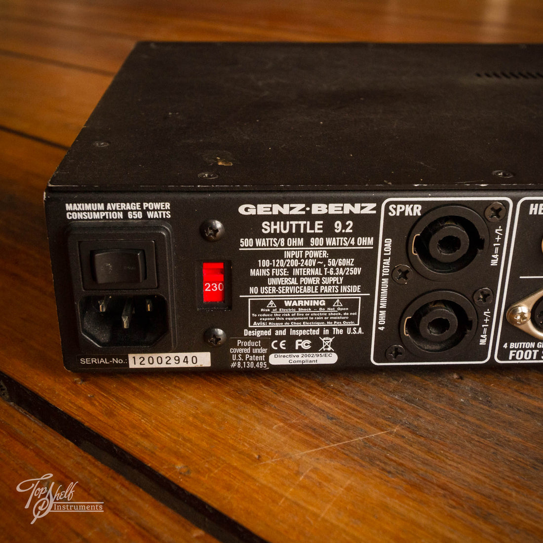 Genz Benz Shuttle 9.2 900w Bass Amp Head