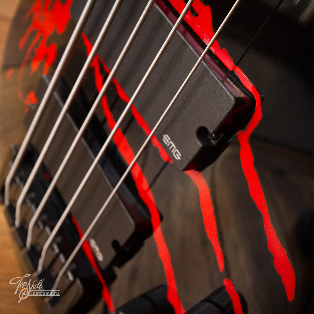 Spector Legend 5 Alex Webster Bass Guitar Blood Drip 2020