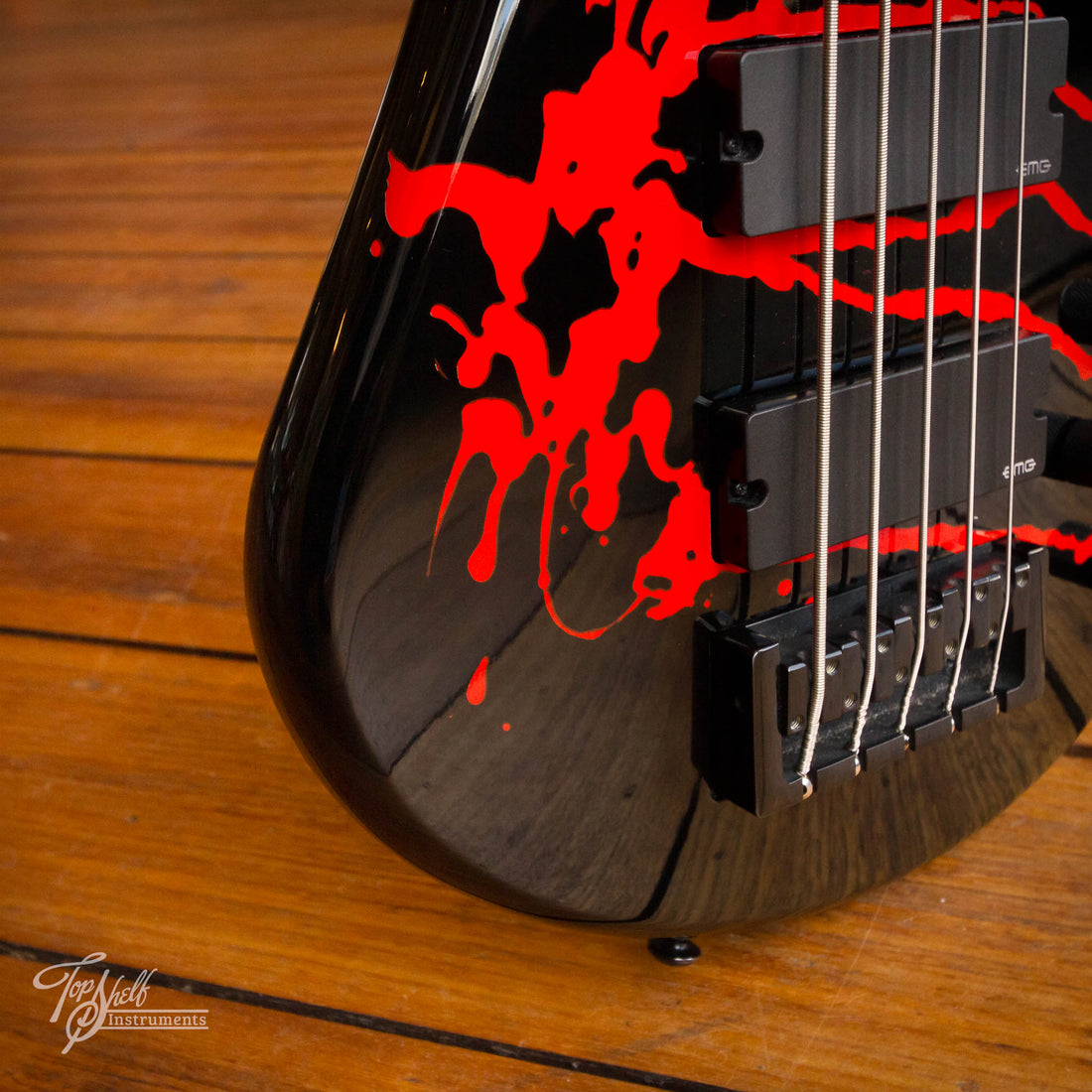Spector Legend 5 Alex Webster Bass Guitar Blood Drip 2020