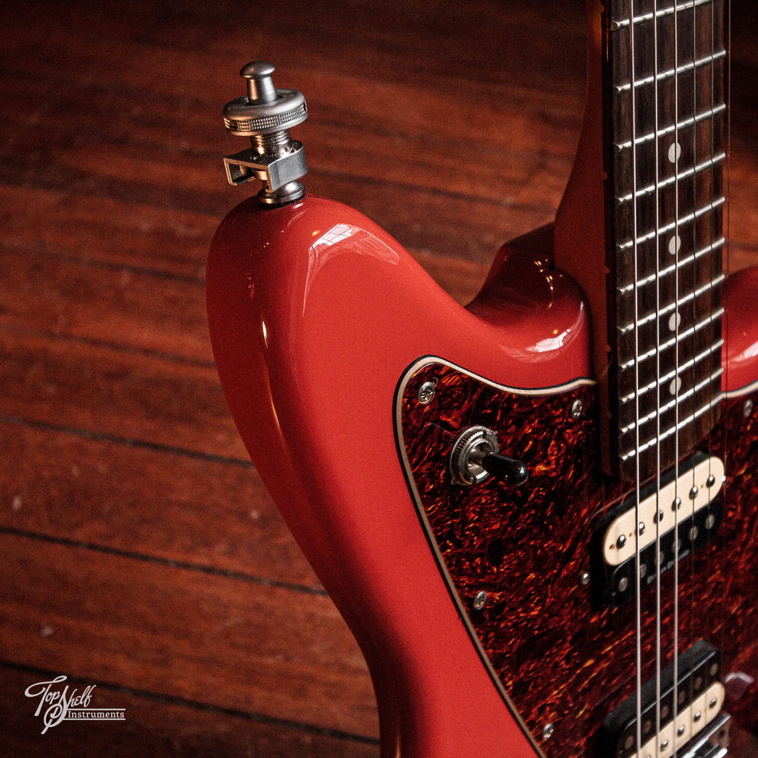 Squier Vintage Modified Jaguar HH Fiesta Red 2010