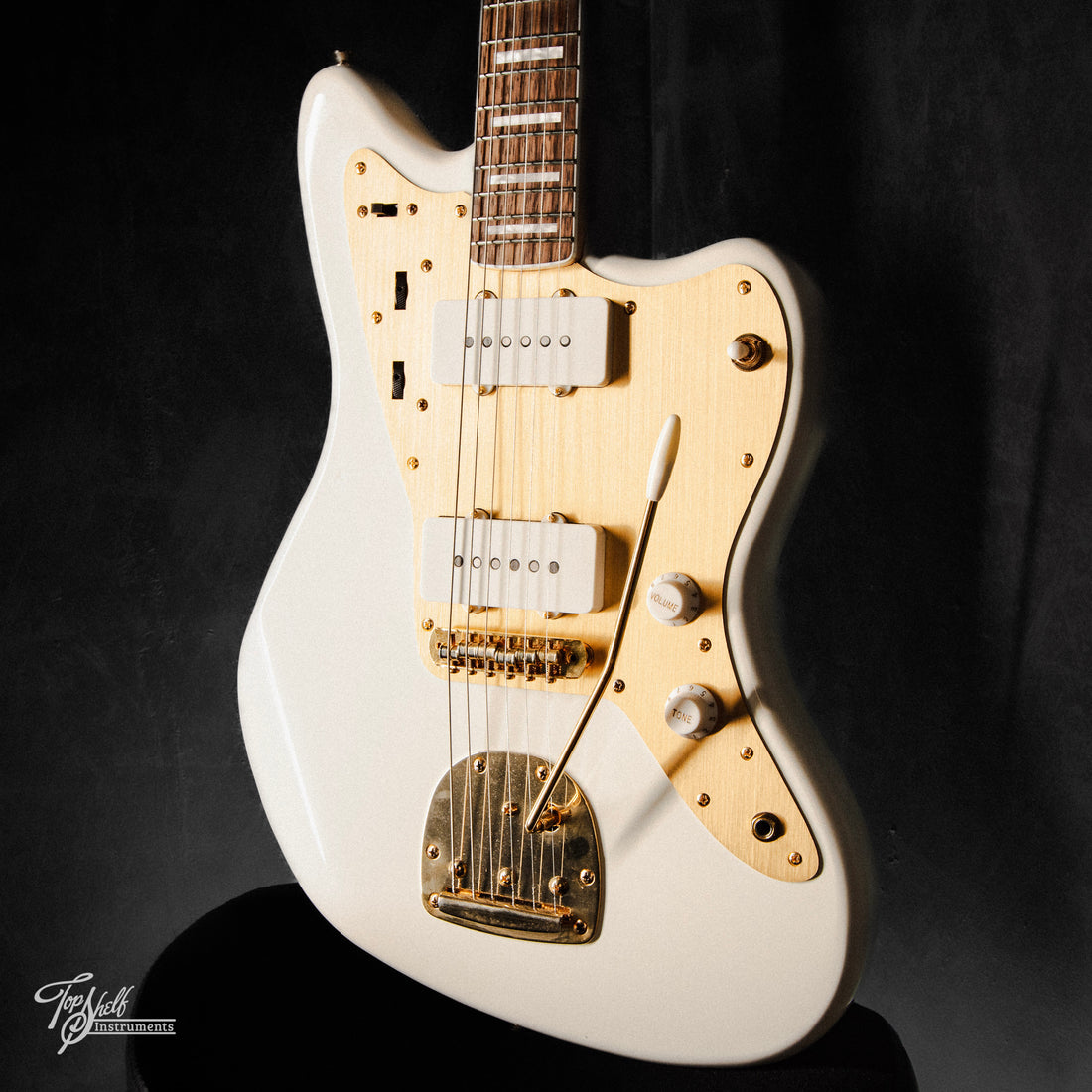 Squier 40th Anniversary Gold Edition Jazzmaster Olympic White 2022