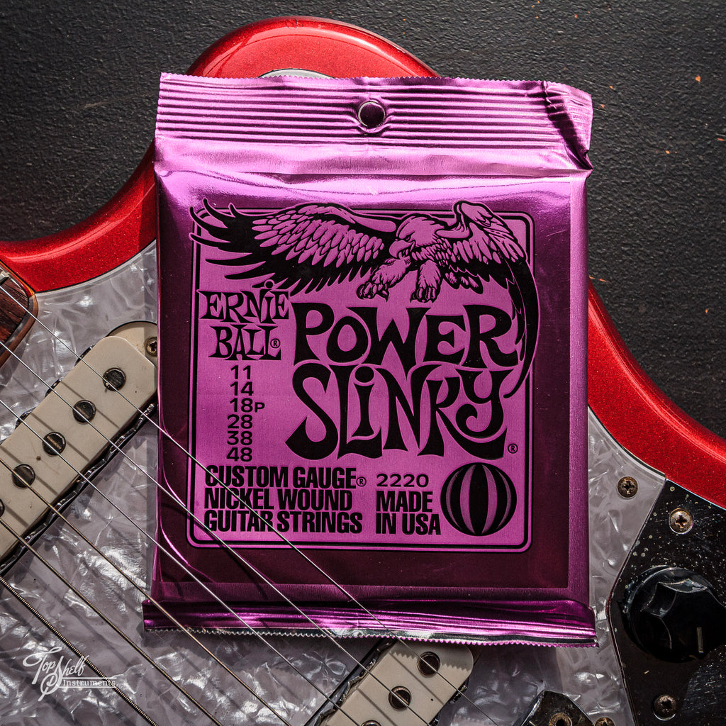 Ernie Ball 2220 Power Slinky Electric Guitar Strings (11-48)