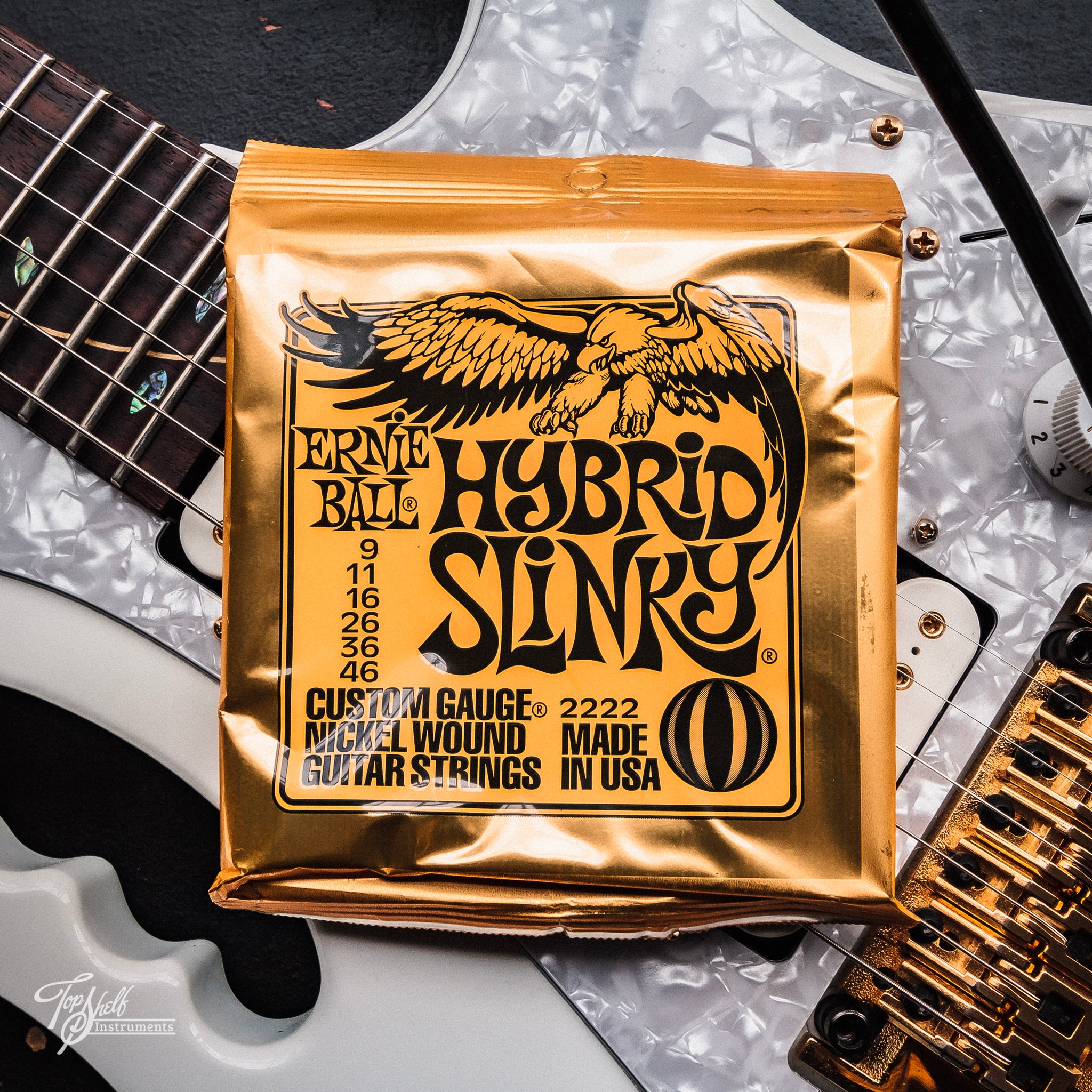 Ernie Ball 2222 Hybrid Slinky Electric Guitar Strings (09-46 ...