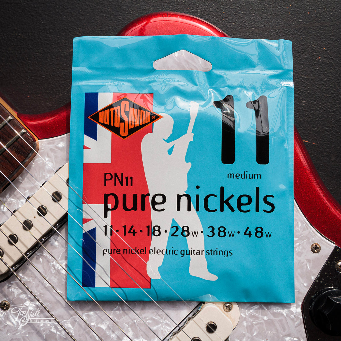 RotoSound PN11 Pure Nickels 11-48 Pure Nickel Electric Guitar Strings