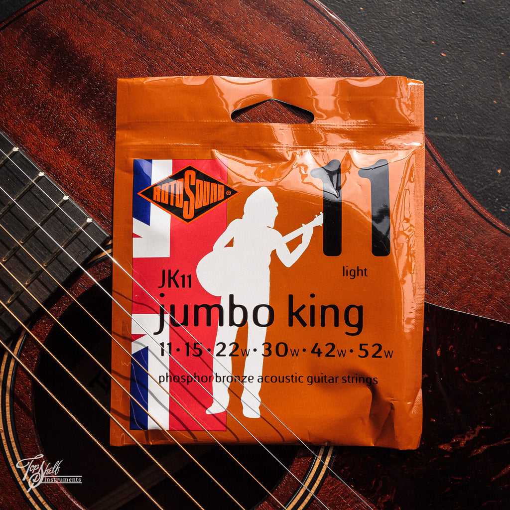 RotoSound JK11 Jumbo King 11-52 Light Phosphor Bronze Acoustic Guitar Strings