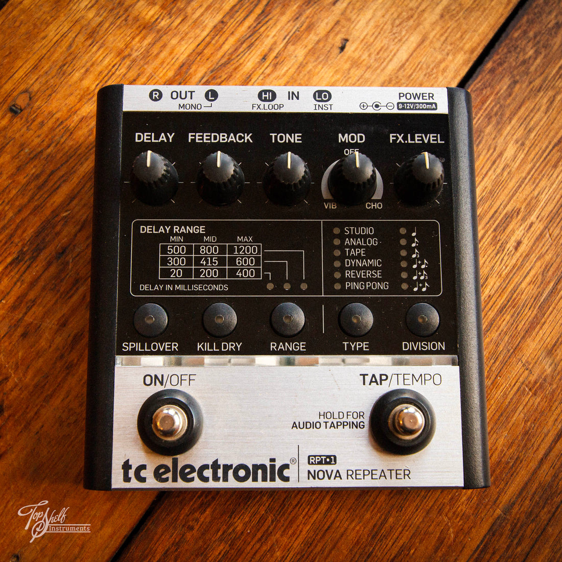 TC Electronic RPT-1 Nova Repeater Delay Pedal
