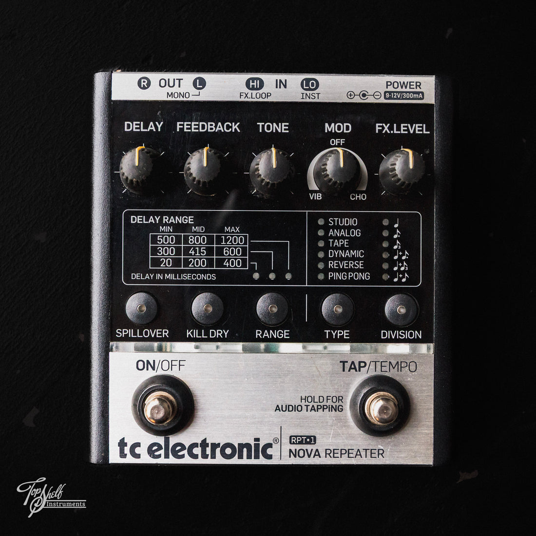 TC Electronic RPT-1 Nova Repeater Delay Pedal