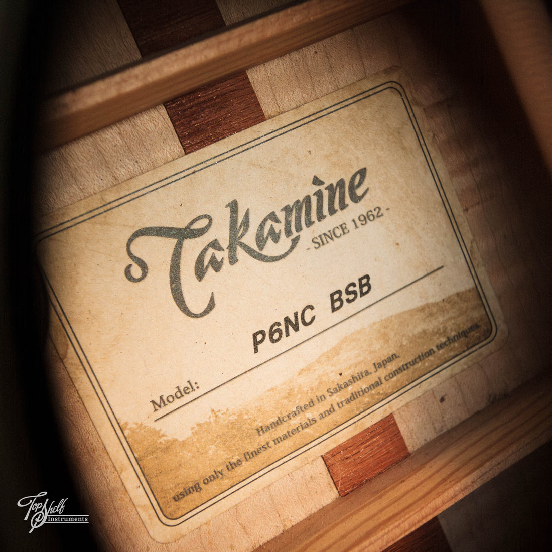 Takamine P6NC BSB Nex Acoustic/Electric Brown Sunburst 2015