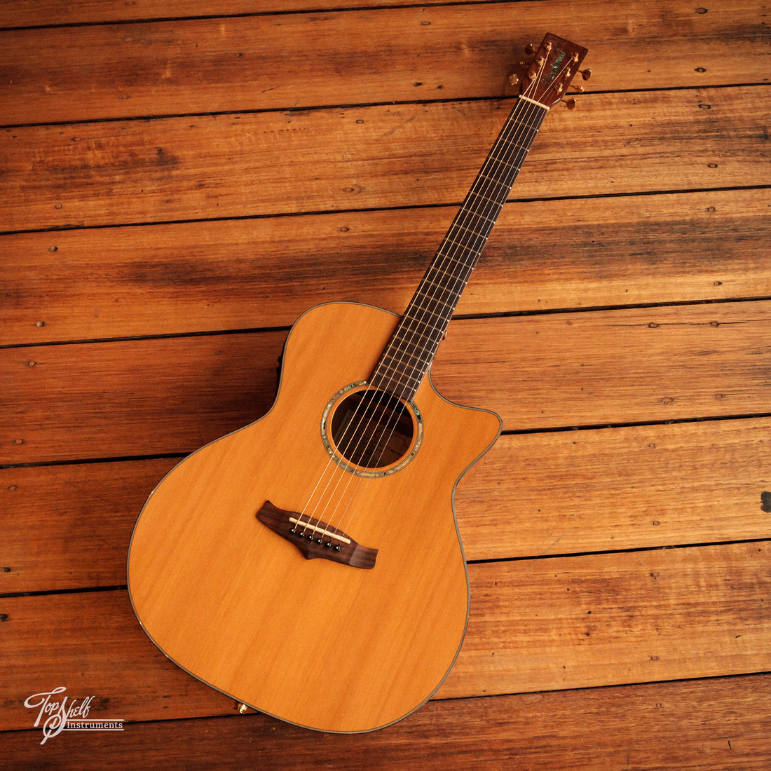 Tanglewood Solid Top Spruce/Koa Grand Auditorium Cutaway Acoustic/Electric 2011