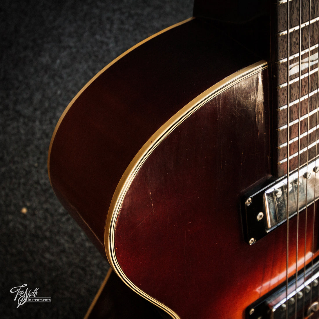 Teisco Model 14 Hollow Body Sunburst 1967