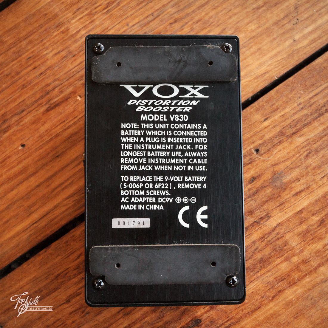 Vox V830 Distortion Booster Pedal