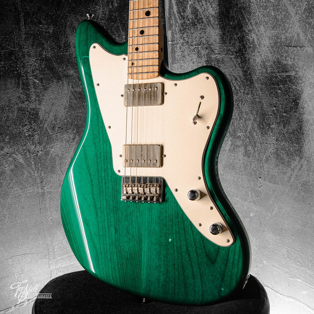 Warmoth Jazzmaster Build Transparent Turquoise 2017