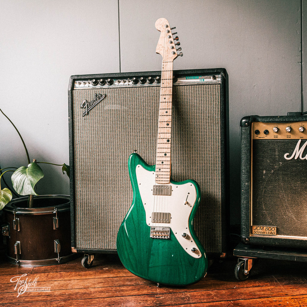 Warmoth Jazzmaster Build Transparent Turquoise 2017