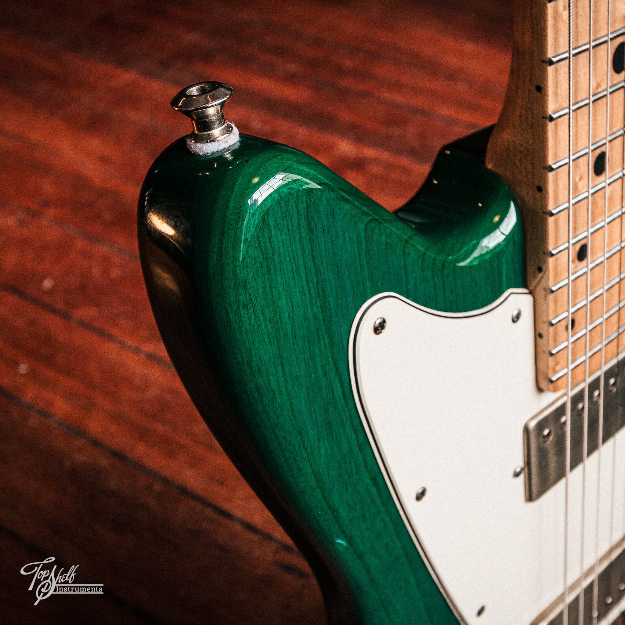 Warmoth Jazzmaster Build Transparent Turquoise 2017 – Topshelf Instruments