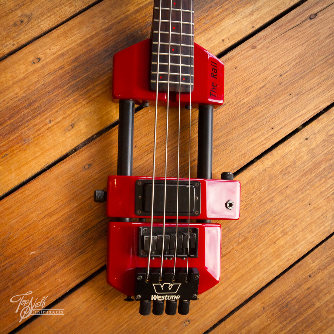 Westone The Rail Bass Red 1985
