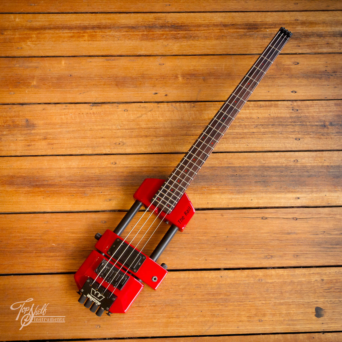 Westone The Rail Bass Red 1985
