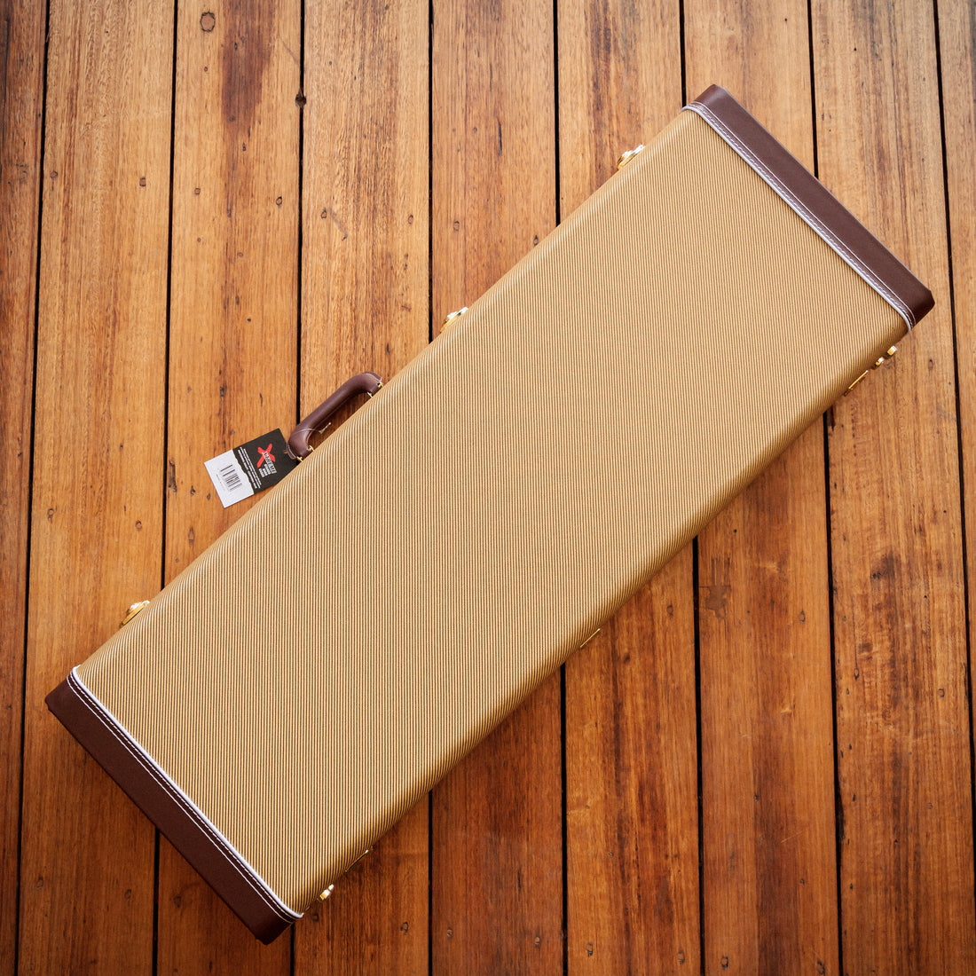 Xtreme Vintage Electric Guitar Hard Case ST/TL Style Yellow Tweed