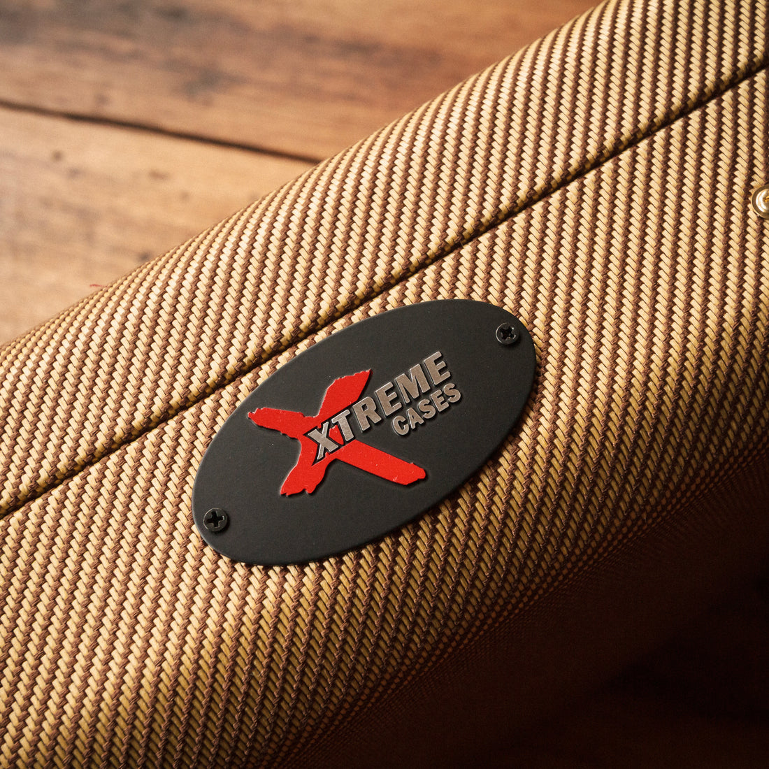 Xtreme Vintage Electric Guitar Hard Case ST/TL Style Yellow Tweed