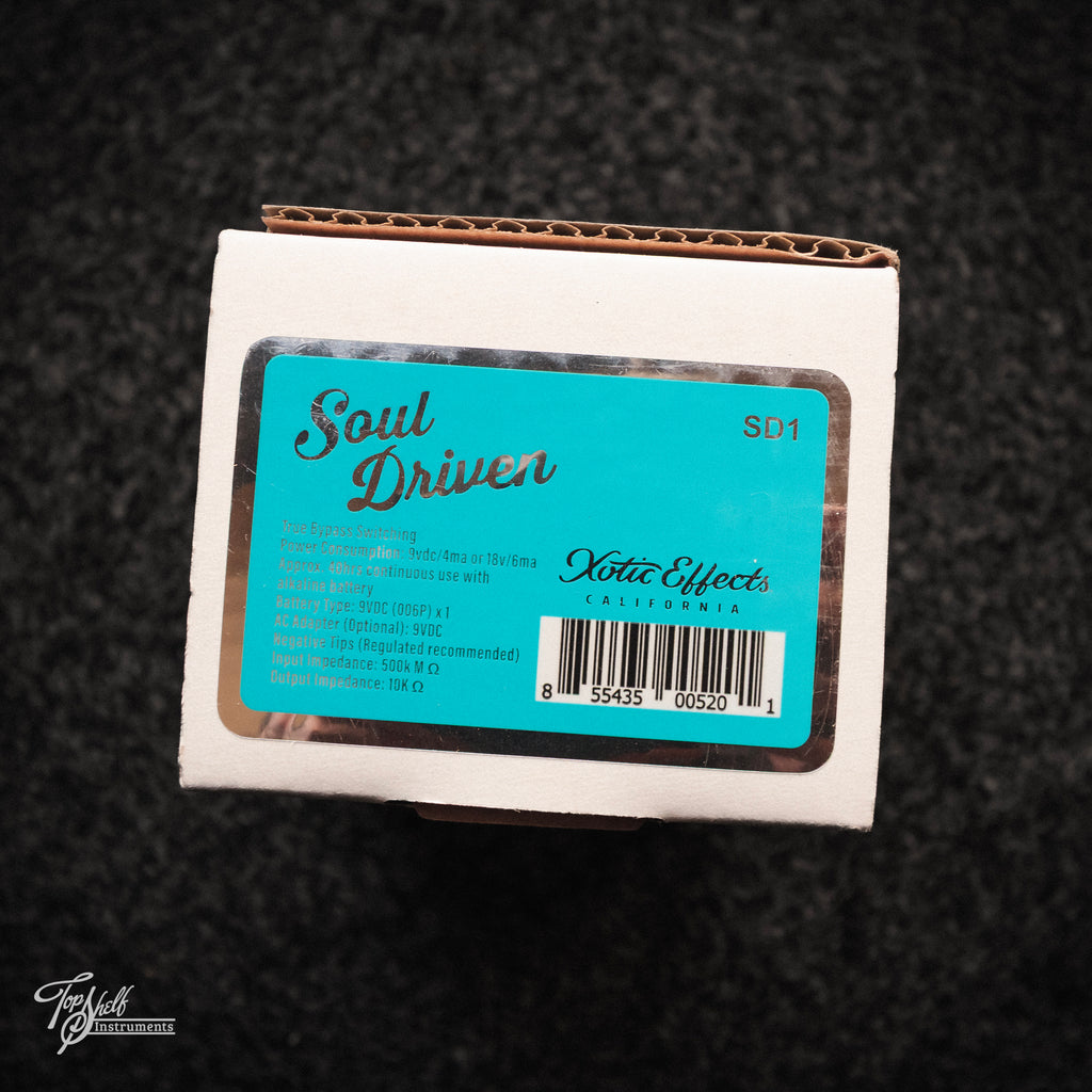 Xotic Effects Soul Driven Overdrive Pedal