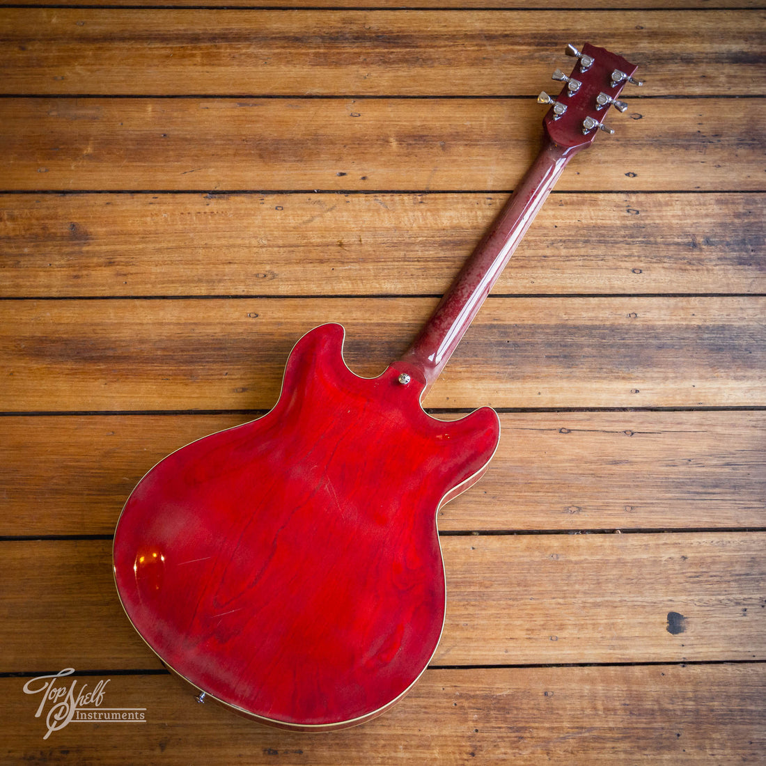 Yamaha SA700 Super Axe Persimmon Red 1978