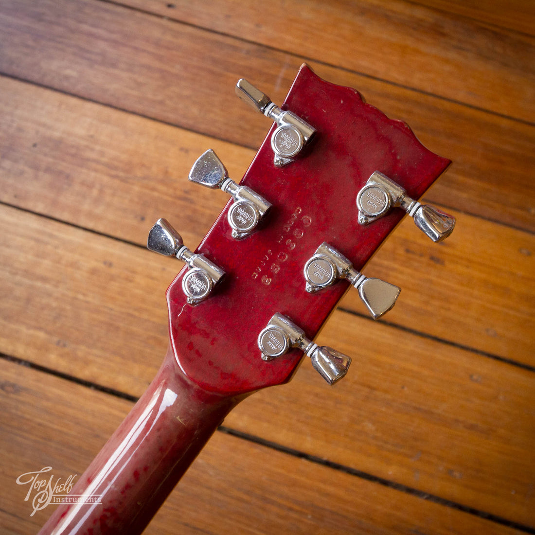 Yamaha SA700 Super Axe Persimmon Red 1978