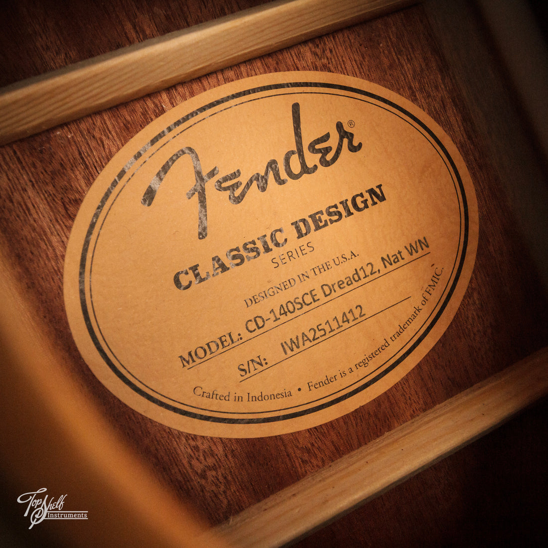 Fender CD-140SCE 12-String Acoustic Natural 2025