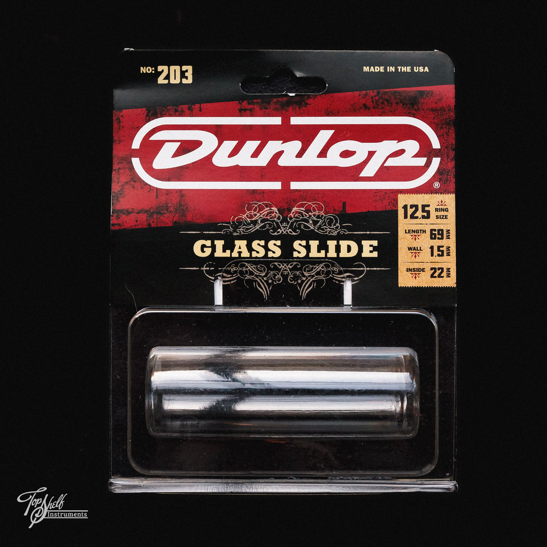 Dunlop J203 Regular Tempered Glass Slide - Large