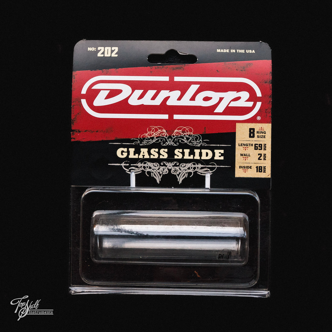 Dunlop J202 Regular Wall Glass Slide - Medium