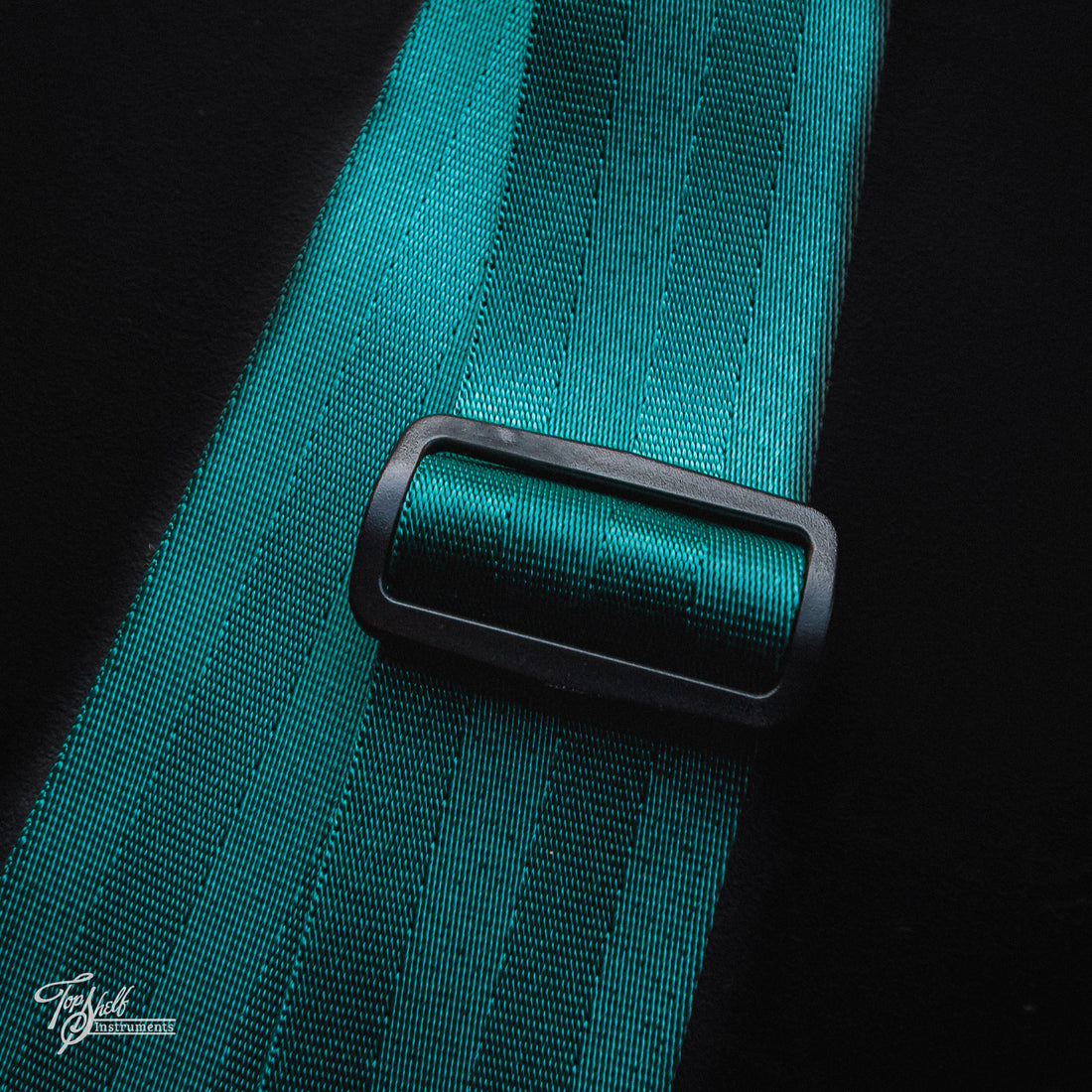 Franklin "The Aviator" 2" Seat Belt Guitar Strap - Teal