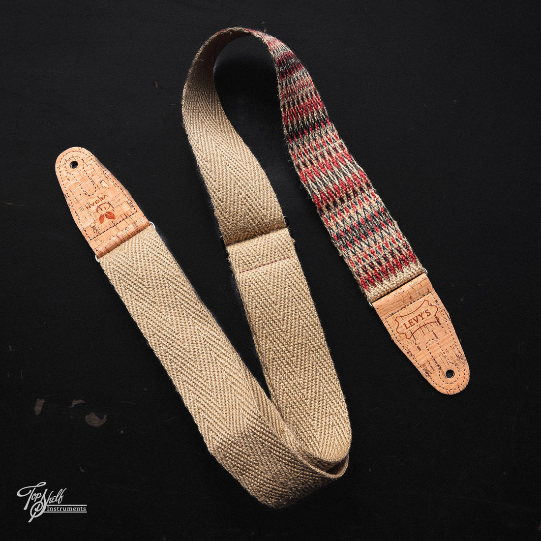 Levy's Vegan Hemp Guitar Strap - Towers