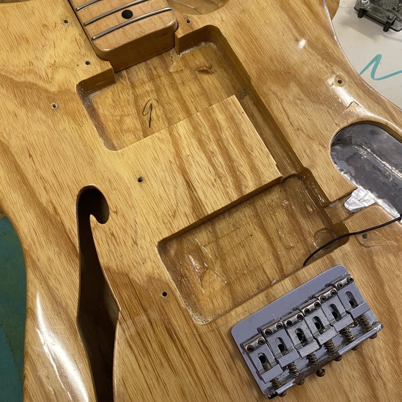 Fender Telecaster Thinline Natural 1975