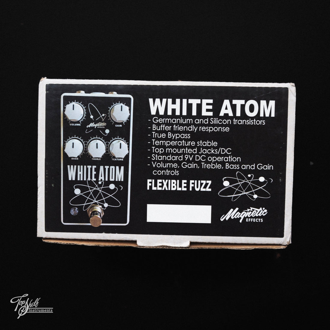 Magnetic Effects White Atom V3 Fuzz Pedal