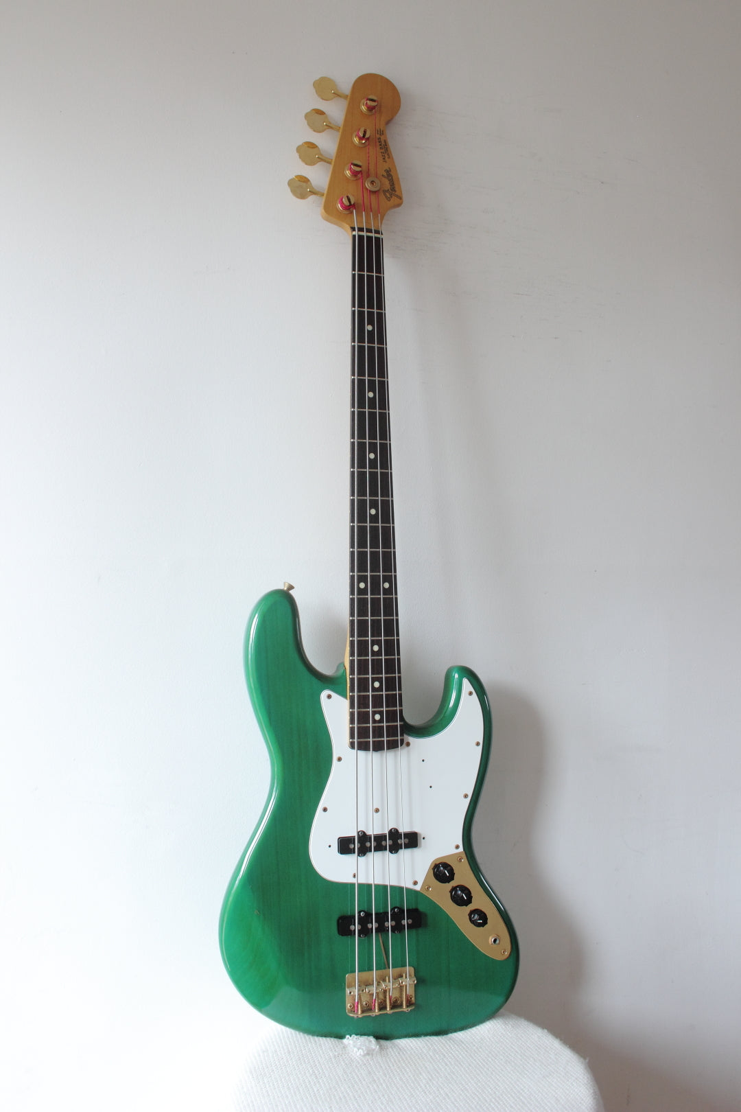 Fender Japan '62 Reissue Jazz Bass JB62G-70 Transparent Green 1993/4