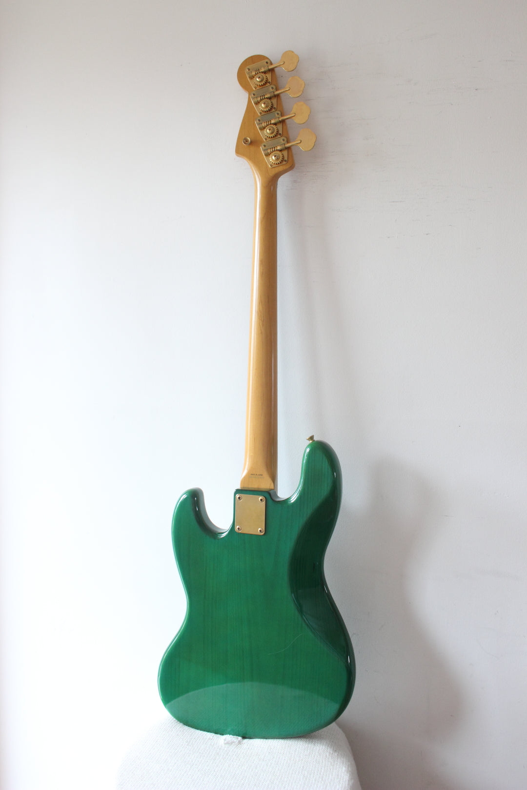 Fender Japan '62 Reissue Jazz Bass JB62G-70 Transparent Green 1993