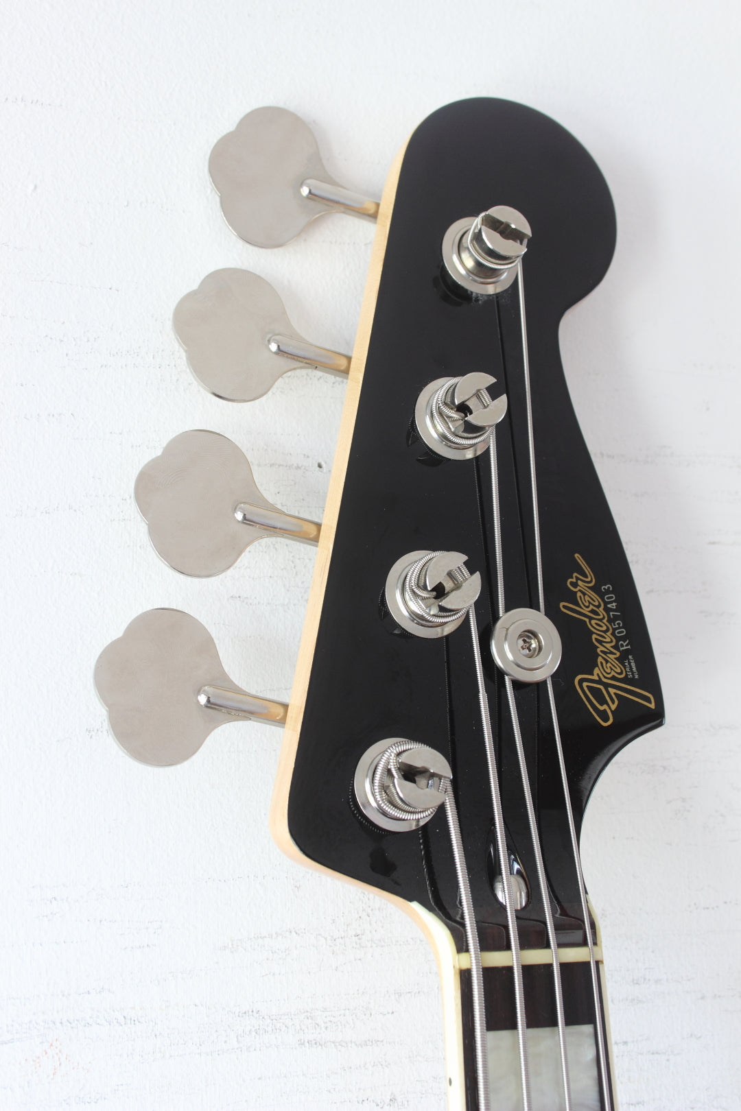 Fender Japan '75 Reissue Jazz Bass JB75-90US Black w/ Matching Headstock 2004-5