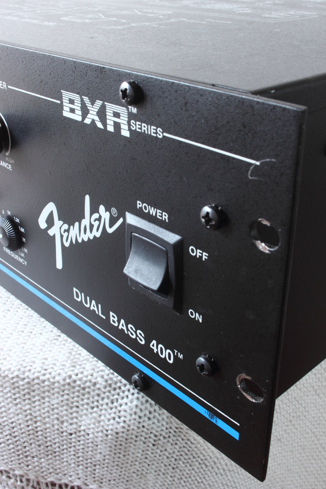 Fender BXR Dual Bass 400 Bass Amp Head 1988