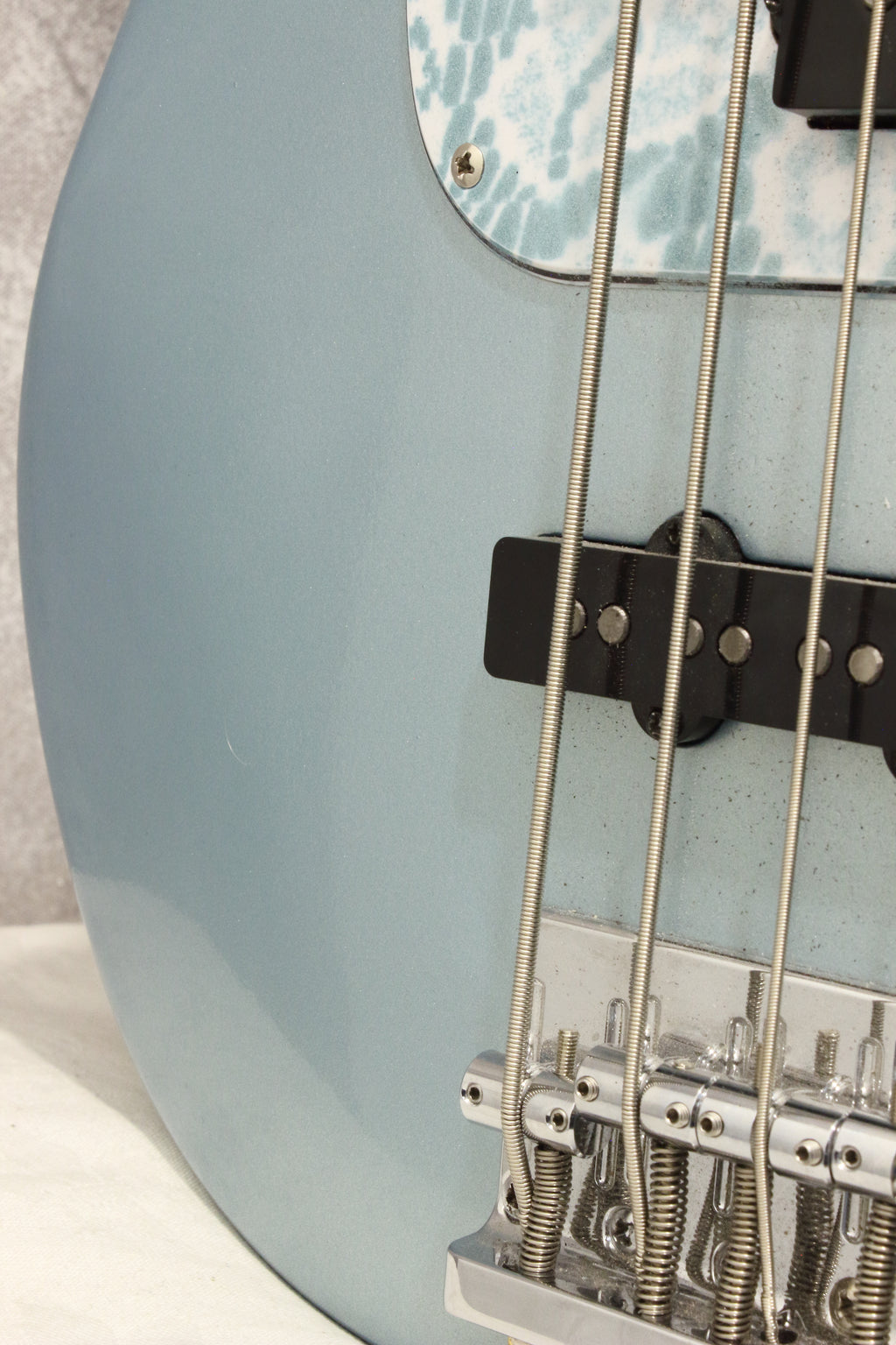 WellWood Custom PJ Bass Ice Blue Metallic 2020