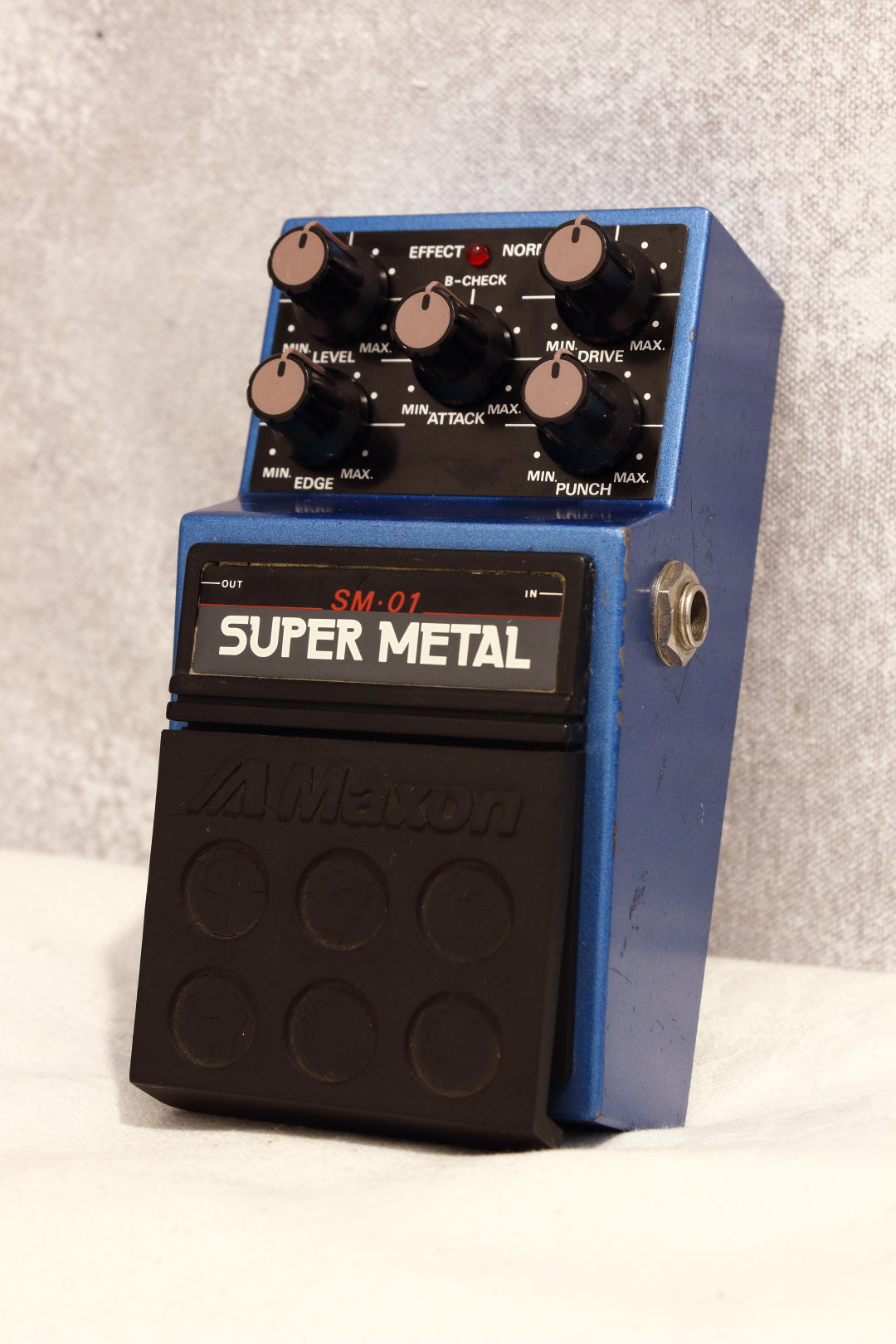 Maxon SM-01 Super Metal Distortion Pedal 1988