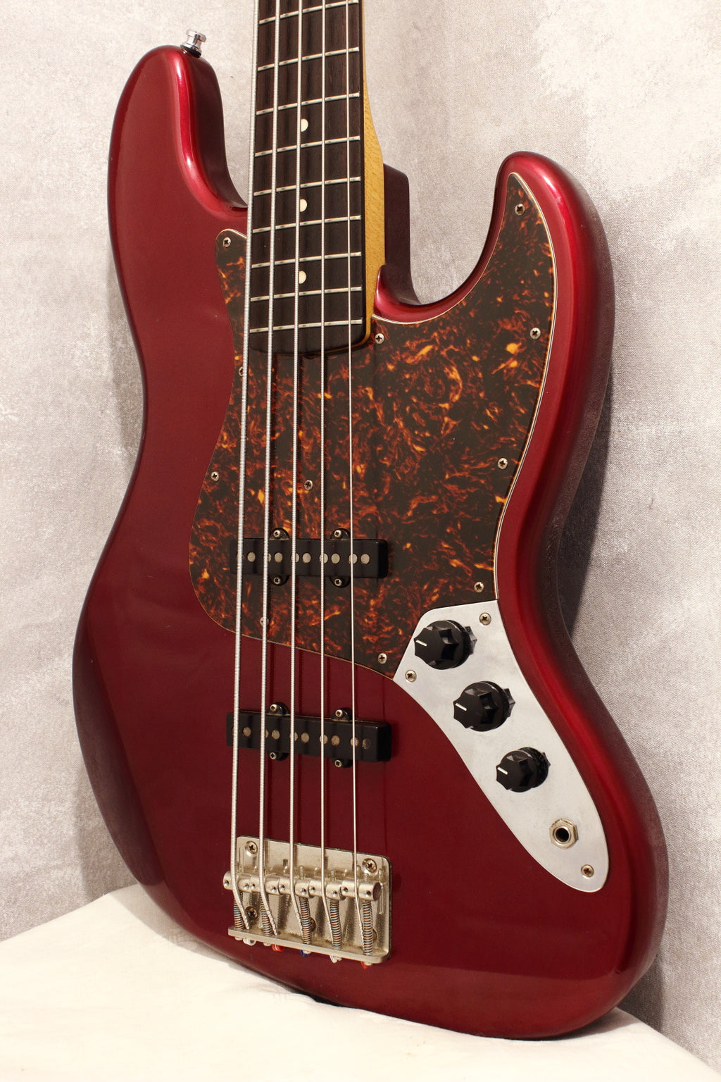 Fender Japan Jazz Bass V JBV-95 Old Candy Apple Red 2007