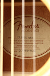 Fender CF140S Acoustic Natural 2013