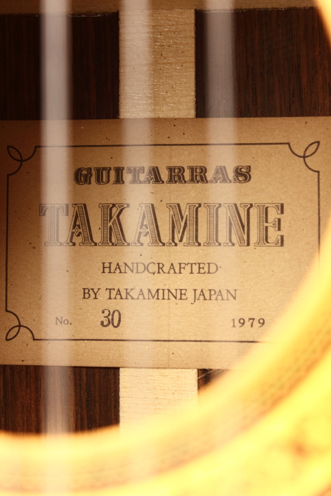 Takamine No. 30 Classical Acoustic 1979